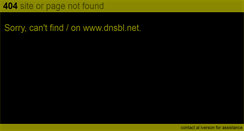 Desktop Screenshot of dnsbl.net