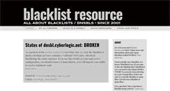 Desktop Screenshot of dnsbl.com